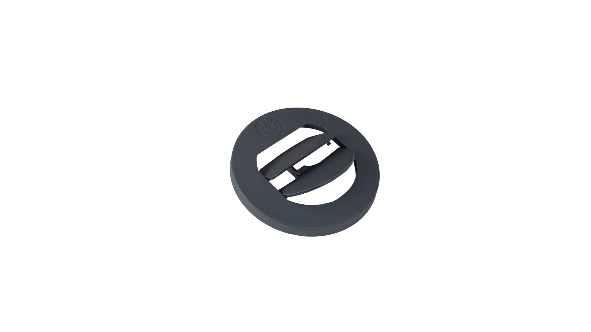 Deflector closable — Ø 60 mm / For Flange: ATR2-FD60-GR / Color: Graphite Grey